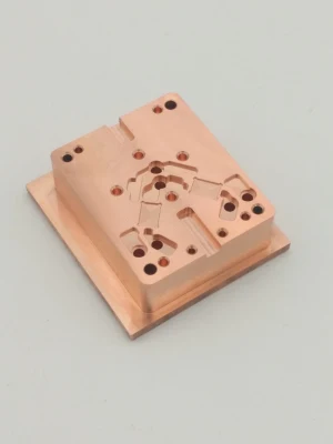 Copper 5 Axis CNC Machinery Milling Parts Service Produced Part