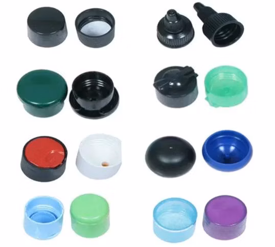 Hot Runner Flip Top Cap Mould with Cap Closing System in-Mold Closing for Cosmetic Bottle, Sanitizer Bottle, Injection Mould, Plastic Mold